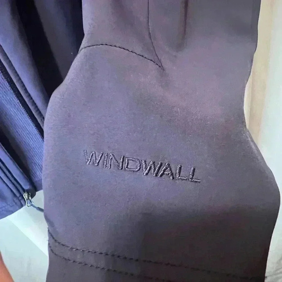 The North Face Womens Windwall Primaloft Hooded Jacket Medium Purple - Picture 5 of 8